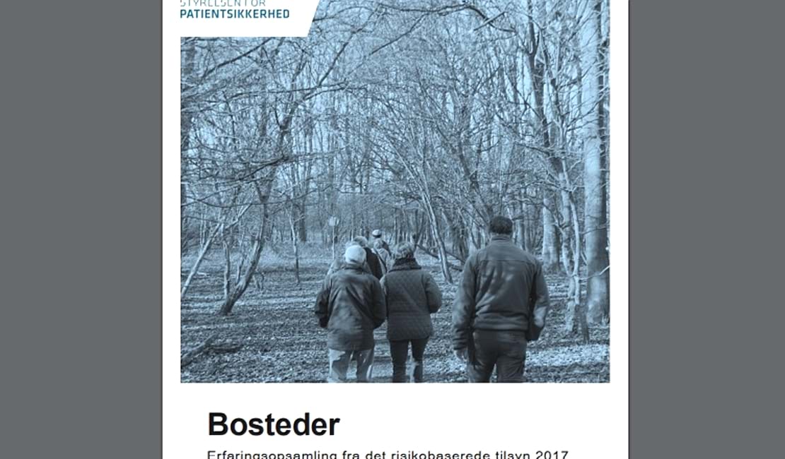 Forsiden af rapporten om tilsyn på bosteder